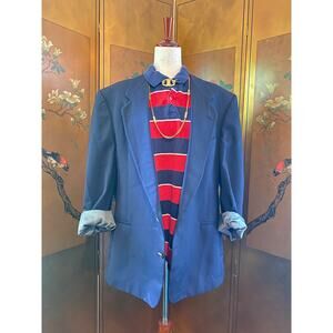 Vintage Pierre Cardin blazer in navy blue, size 42 (men)